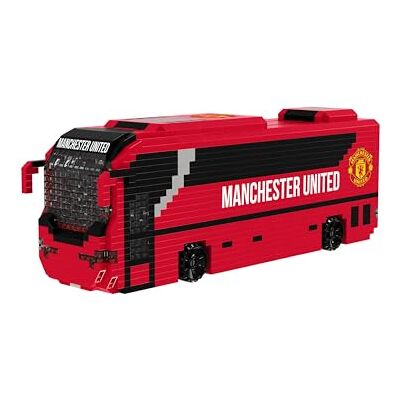 FOCO Offizielles Lizenzprodukt Manchester United FC BRXLZ-Steine 3D-Fußball-Reisebus Bau-Set FOCO Offizielles Lizenzprodukt Manchester United FC BRXLZ-Steine 3D-Fußball-Reisebus Bau-Set