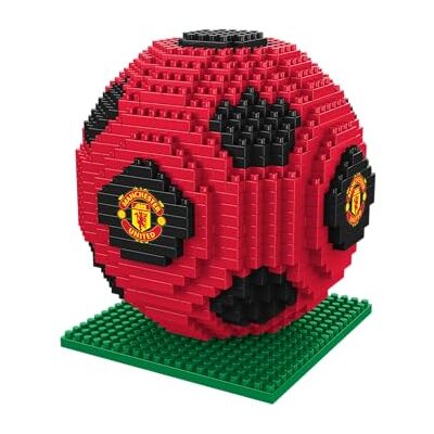 FOCO Offizielles Lizenzprodukt Manchester United FC BRXLZ-Steine 3D-Fußball BAU-Set 12+ YO FOCO Offizielles Lizenzprodukt Manchester United FC BRXLZ-Steine 3D-Fußball BAU-Set 12+ YO