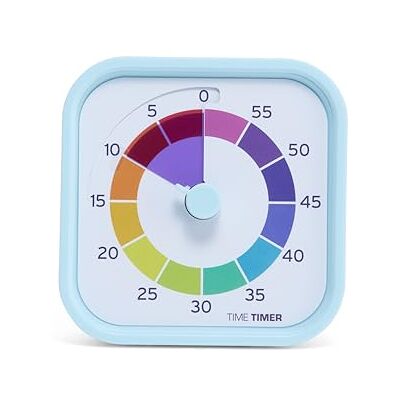 TIME TIMER MOD – Home Edition – Regenbogenrad – individuelle Größe, visueller Countdown-Timer mit 5 Minuten Farbsegmenten für Kinder, Kleinkinder, Studenten, mit leisem Betrieb (Mehrfarbig) TIME TIMER MOD – Home Edition – Regenbogenrad – individuelle Größe, visueller Countdown-Timer mit 5 Minuten Farbsegmenten für Kinder, Kleinkinder, Studenten, mit leisem Betrieb (Mehrfarbig)