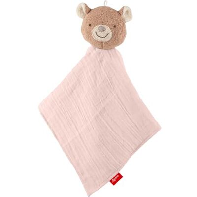 Sigikid Schnuffeltuch Bär, sigibaby Babyspielzeug Tröster, Schmusetuch aus Musselin Geschenk für Babys ab Geburt Sigikid Schnuffeltuch Bär, sigibaby Babyspielzeug Tröster, Schmusetuch aus Musselin Geschenk für Babys ab Geburt