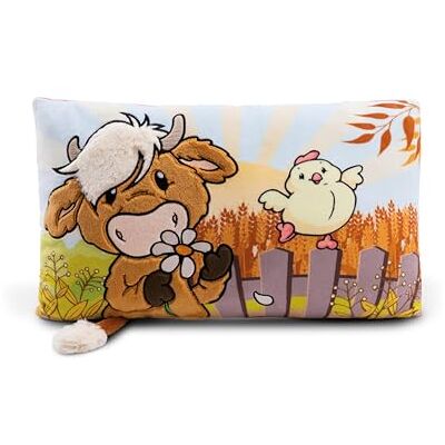 NICI Kinder Kissen Hochlandrind McMooray & Küken Eggwina 43x25cm weiß Flauschiges Kuschelkissen für Kinder, Babys & Kuscheltierliebhaber: ideal für Zuhause, Kindergarten oder unterwegs 61120 NICI Kinder Kissen Hochlandrind McMooray & Küken Eggwina 43x25cm weiß Flauschiges Kuschelkissen für Kinder, Babys & Kuscheltierliebhaber: ideal für Zuhause, Kindergarten oder unterwegs 61120