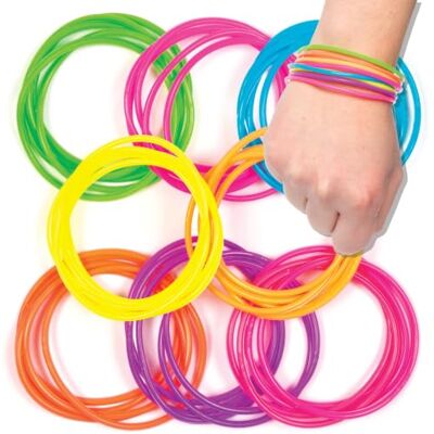 Baker Ross Gummi-Armbänder für Kinder – perfekt als kleine Partyüberraschung für Kinder (40 Stück) Baker Ross Gummi-Armbänder für Kinder – perfekt als kleine Partyüberraschung für Kinder (40 Stück)