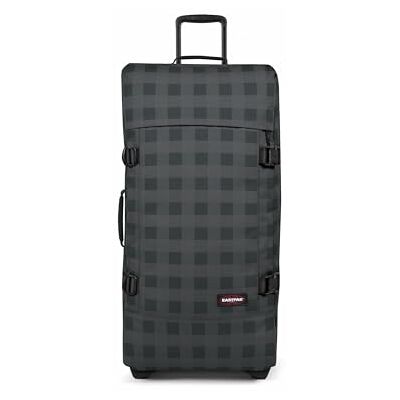 EASTPAK Tranverz L Koffer 121L (79 x 40 x 33 cm), großer Reisekoffer mit Rollen, Robustes Gepäck mit 2 Fächern, Teleskopgriff & TSA-Schloss Checker Grey EASTPAK Tranverz L Koffer 121L (79 x 40 x 33 cm), großer Reisekoffer mit Rollen, Robustes Gepäck mit 2 Fächern, Teleskopgriff & TSA-Schloss Checker Grey
