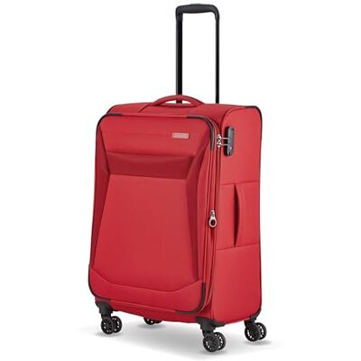 Travelite 4-Rad Koffer Größe M Weichschale, Gepäck Serie Chios mit Dehnfalte + Kantenschutz, Trolley in Zeitloser Optik, 67 cm, 60-66 Liter Travelite 4-Rad Koffer Größe M Weichschale, Gepäck Serie Chios mit Dehnfalte + Kantenschutz, Trolley in Zeitloser Optik, 67 cm, 60-66 Liter