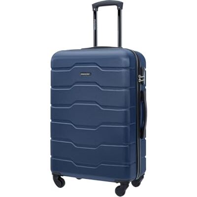 PUCCINI Koffer Alicante Hartschalenkoffer Handgepäck Trolley Leicht Reisekoffer mit 4 Rollen M-L-XL (Dunkelblau, M) PUCCINI Koffer Alicante Hartschalenkoffer Handgepäck Trolley Leicht Reisekoffer mit 4 Rollen M-L-XL (Dunkelblau, M)