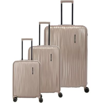 Travelite Koffer Set Barbara Novelty, 3-teilig S M L, Hartschalenkoffer aus Polycarbonat mit TSA-Schloss, Handgepäck & Reisekoffer Set für Urlaub und Flugreisen Travelite Koffer Set Barbara Novelty, 3-teilig S M L, Hartschalenkoffer aus Polycarbonat mit TSA-Schloss, Handgepäck & Reisekoffer Set für Urlaub und Flugreisen