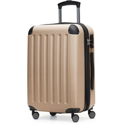 Hauptstadtkoffer Spree Handgepäck, 55 x 36 x 21 cm, TSA, 4 Rollen, 42 Liter, Reisekoffer, Hartschalenkoffer, Rollkoffer, Bordgepäck Koffer, erweiterbar, Champagner Hauptstadtkoffer Spree Handgepäck, 55 x 36 x 21 cm, TSA, 4 Rollen, 42 Liter, Reisekoffer, Hartschalenkoffer, Rollkoffer, Bordgepäck Koffer, erweiterbar, Champagner