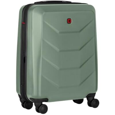 WENGER Prymo Carry-On Hartschalenkoffer, Handgepäck, Trolley, 36 (43) l, Sicherheitsschloss, Damen/Herren, Reisen Urlaub, Grün, 654114 WENGER Prymo Carry-On Hartschalenkoffer, Handgepäck, Trolley, 36 (43) l, Sicherheitsschloss, Damen/Herren, Reisen Urlaub, Grün, 654114