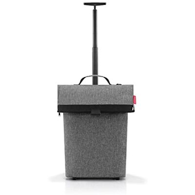 reisenthel Trolley M Twist Silver – Tragbarer Einkaufstrolley mit stabilem Aluminiumrahmen – Aus wasserabweisendem Material reisenthel Trolley M Twist Silver – Tragbarer Einkaufstrolley mit stabilem Aluminiumrahmen – Aus wasserabweisendem Material