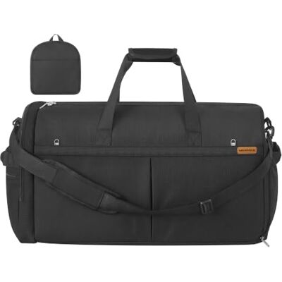 SONGMICS Reisetasche groß, 80L Faltbare Sporttasche mit Schuhfach Weekender aus Polyester, 65 x 33 x 36 cm, für Reise, dufflebag, travelbag, luggage bag, mit Nassfach, Schwarz, RBF080B101 SONGMICS Reisetasche groß, 80L Faltbare Sporttasche mit Schuhfach Weekender aus Polyester, 65 x 33 x 36 cm, für Reise, dufflebag, travelbag, luggage bag, mit Nassfach, Schwarz, RBF080B101