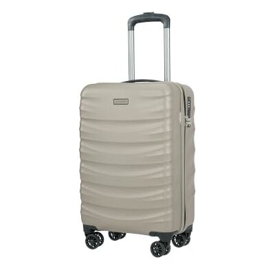 PUCCINI Polycarbonat Koffer Valencia Hartschalenkoffer Handgepäck Trolley Leicht Reisekoffer mit Zwillingsrollen M-L-XL (Champagnerfarben, M) PUCCINI Polycarbonat Koffer Valencia Hartschalenkoffer Handgepäck Trolley Leicht Reisekoffer mit Zwillingsrollen M-L-XL (Champagnerfarben, M)