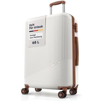Travelite 4-Rad Hartschalenkoffer mittelgroß 65 Liter, Gepäck Serie Bali: ABS Hartschalen Trolley mit TSA Kombinationsschloss, 67 cm Travelite 4-Rad Hartschalenkoffer mittelgroß 65 Liter, Gepäck Serie Bali: ABS Hartschalen Trolley mit TSA Kombinationsschloss, 67 cm