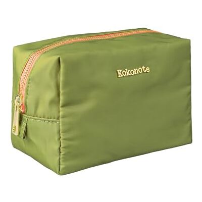 Kokonote Kosmetiktasche Klein Basic Studio Pesto Blossom Kosmetiktasche Grün Vielfältige Kulturtasche Damen Wasserdichter Kulturbeutel Damen 17 x 11 x 10 cm Praktische Waschtasch Kokonote Kosmetiktasche Klein Basic Studio Pesto Blossom Kosmetiktasche Grün Vielfältige Kulturtasche Damen Wasserdichter Kulturbeutel Damen 17 x 11 x 10 cm Praktische Waschtasch