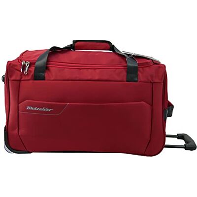 METZELDER Reisetasche Trolley mit Rollen Runner Koffer weich Trend, Rot, Taille Moyenne (soute)_63x32x34cm_63L_2,5kg, Reisetasche METZELDER Reisetasche Trolley mit Rollen Runner Koffer weich Trend, Rot, Taille Moyenne (soute)_63x32x34cm_63L_2,5kg, Reisetasche