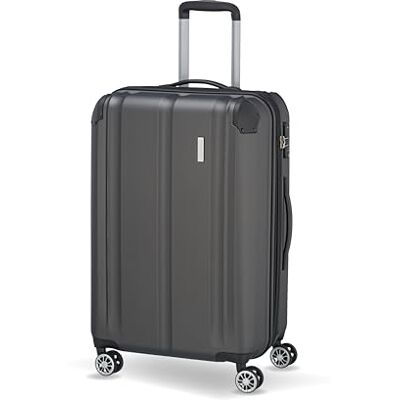 Travelite Hartschalenkoffer mittelgroß, erweiterbar, 4 Rollen, City, Trolley mit kratzfester Oberfläche, TSA Schloss, Dehnfalte, 68 cm, 78-86 Liter Travelite Hartschalenkoffer mittelgroß, erweiterbar, 4 Rollen, City, Trolley mit kratzfester Oberfläche, TSA Schloss, Dehnfalte, 68 cm, 78-86 Liter