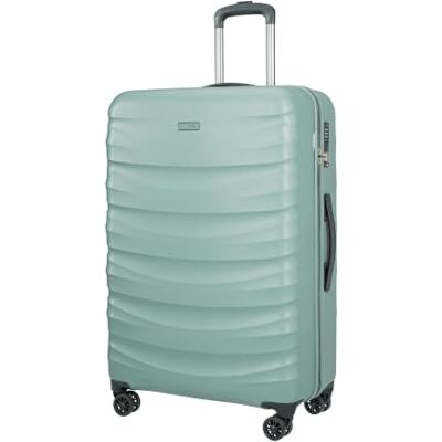 PUCCINI Polycarbonat Koffer Valencia Hartschalenkoffer Trolley Leicht Reisekoffer mit Zwillingsrollen M-L-XL (Grün, XL) PUCCINI Polycarbonat Koffer Valencia Hartschalenkoffer Trolley Leicht Reisekoffer mit Zwillingsrollen M-L-XL (Grün, XL)
