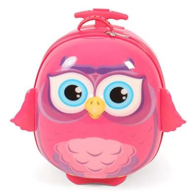 Bayer Bouncie Kinder-Trolley 3D-Eulen-Motiv 12 Liter Pink Bayer Bouncie Kinder-Trolley 3D-Eulen-Motiv 12 Liter Pink