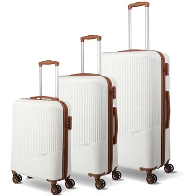 Travelite 4-Rad Koffer Set 3 teilig Größen L/M/S, Gepäck Serie Bali: ABS Hartschalen Trolleys mit TSA Kombinationsschloss (Handgepäck Koffer ohne TSA) Travelite 4-Rad Koffer Set 3 teilig Größen L/M/S, Gepäck Serie Bali: ABS Hartschalen Trolleys mit TSA Kombinationsschloss (Handgepäck Koffer ohne TSA)