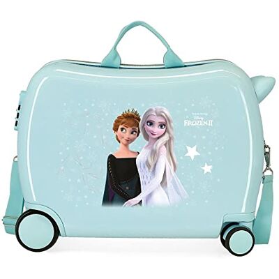 Disney Frozen Frosted Light Kinderkoffer, Blau, 50 x 38 x 20 cm, Hartplastik, seitlich, 34 l, 1,8 kg, 4 Räder, Handgepäck Disney Frozen Frosted Light Kinderkoffer, Blau, 50 x 38 x 20 cm, Hartplastik, seitlich, 34 l, 1,8 kg, 4 Räder, Handgepäck