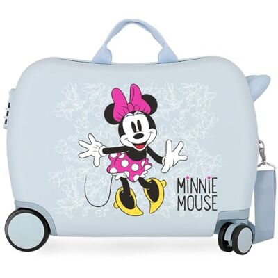 Disney Minnie Enjoy the Day Kinder-Koffer Blau 50x38x20 cms Hartschalen ABS Kombinationsschloss 34L 2,1 Kgs 4 Räder Handgepäck Disney Minnie Enjoy the Day Kinder-Koffer Blau 50x38x20 cms Hartschalen ABS Kombinationsschloss 34L 2,1 Kgs 4 Räder Handgepäck