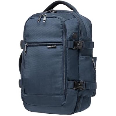 PUCCINI Easy Pack Handgepäck Rucksack 40x20x25 cm für Ryanair Reiserucksack Unter Sitzplatz Kabinentasche Flugzeug Reisetasche für Herren und Damen Multifunktionsrucksack 18L Dunkelblau PUCCINI Easy Pack Handgepäck Rucksack 40x20x25 cm für Ryanair Reiserucksack Unter Sitzplatz Kabinentasche Flugzeug Reisetasche für Herren und Damen Multifunktionsrucksack 18L Dunkelblau