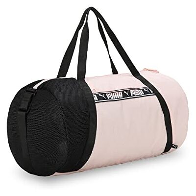 Puma Damen at ESS Barrel Bag Sporttasche, Black White, OSFA Puma Damen at ESS Barrel Bag Sporttasche, Black White, OSFA