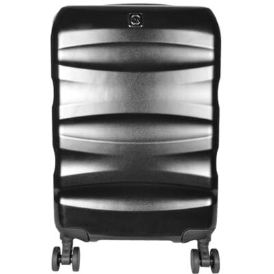 AS Roma Trolley Cabin Size Offizielles Produkt 163230 Roma, Schwarz, 34 cm x 22 cm x 46 cm, Hartschalenkoffer Cabin Size AS Roma Trolley Cabin Size Offizielles Produkt 163230 Roma, Schwarz, 34 cm x 22 cm x 46 cm, Hartschalenkoffer Cabin Size