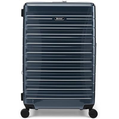 Eminent Voyager Koffer Groß 77x51x30 cm, Erweiterbar, Hartschalenkoffer, 4 Rollen, Leicht, TSA Schloss, 158 cm Gurtmaß, 4,4 kg, 112L, Trolley Reisekoffer Rollkoffer Aufgabegepäck Dunkelgrau Eminent Voyager Koffer Groß 77x51x30 cm, Erweiterbar, Hartschalenkoffer, 4 Rollen, Leicht, TSA Schloss, 158 cm Gurtmaß, 4,4 kg, 112L, Trolley Reisekoffer Rollkoffer Aufgabegepäck Dunkelgrau