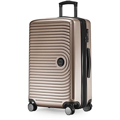 Hauptstadtkoffer Mitte Mittelgroßer Hartschalenkoffer, Check-In Gepäck mit 8 cm Volumenerweiterung, TSA, 4 gummierte Doppelrollen, 68 cm, 88 L, Champagner Hauptstadtkoffer Mitte Mittelgroßer Hartschalenkoffer, Check-In Gepäck mit 8 cm Volumenerweiterung, TSA, 4 gummierte Doppelrollen, 68 cm, 88 L, Champagner