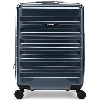 Eminent Voyager Handgepäck Koffer 55x40x20 cm, Erweiterbar, Hartschalenkoffer, 4 Rollen, Leicht, TSA Schloss, 2,7 kg, 39L, Trolley Kabinentrolley Handgepäckkoffer Flugzeug Dunkelgrau Eminent Voyager Handgepäck Koffer 55x40x20 cm, Erweiterbar, Hartschalenkoffer, 4 Rollen, Leicht, TSA Schloss, 2,7 kg, 39L, Trolley Kabinentrolley Handgepäckkoffer Flugzeug Dunkelgrau