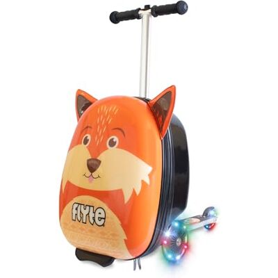 Flyte Scooter Koffer 2-in-1, 45 cm Reisekoffer Kinder, 25 Liter Fassungsvermögen Kinderkoffer Handgepäck, Reisetasche Kinder mit Rollen, Hartschalenkoffer Kinderreisetasche Frazer der Fuchs Flyte Scooter Koffer 2-in-1, 45 cm Reisekoffer Kinder, 25 Liter Fassungsvermögen Kinderkoffer Handgepäck, Reisetasche Kinder mit Rollen, Hartschalenkoffer Kinderreisetasche Frazer der Fuchs