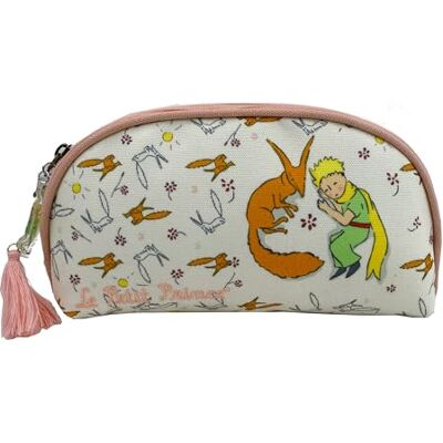CYPBRANDS Der kleine Prinz Kulturbeutel, Kulturbeutel, Zubehör für die Reise, Farbe: Beige, offizielles Produkt, Rosensamen beige, Kulturbeutel CYPBRANDS Der kleine Prinz Kulturbeutel, Kulturbeutel, Zubehör für die Reise, Farbe: Beige, offizielles Produkt, Rosensamen beige, Kulturbeutel