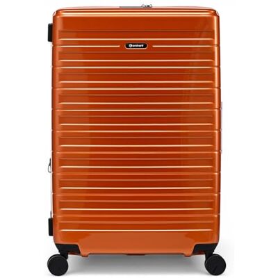 Eminent Voyager Koffer Groß 77x51x30 cm, Erweiterbar, Hartschalenkoffer, 4 Rollen, Leicht, TSA Schloss, 158 cm Gurtmaß, 4,4 kg, 112L, Trolley Reisekoffer Rollkoffer Aufgabegepäck Orange Eminent Voyager Koffer Groß 77x51x30 cm, Erweiterbar, Hartschalenkoffer, 4 Rollen, Leicht, TSA Schloss, 158 cm Gurtmaß, 4,4 kg, 112L, Trolley Reisekoffer Rollkoffer Aufgabegepäck Orange