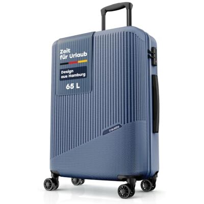 Travelite 4-Rad Hartschalenkoffer mittelgroß 65 Liter, Gepäck Serie Bali: ABS Hartschalen Trolley mit TSA Kombinationsschloss, 67 cm Travelite 4-Rad Hartschalenkoffer mittelgroß 65 Liter, Gepäck Serie Bali: ABS Hartschalen Trolley mit TSA Kombinationsschloss, 67 cm