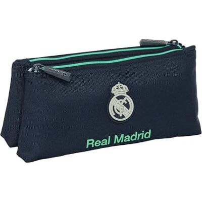 safta Real Madrid 2. Team 25/26 Kulturbeutel für Kinder, mit einfachem Reißverschluss, ideal für Kinder verschiedener Altersgruppen, bequem und vielseitig, Qualität und Widerstandsfähigkeit, 22 x 8 x 10 cm safta Real Madrid 2. Team 25/26 Kulturbeutel für Kinder, mit einfachem Reißverschluss, ideal für Kinder verschiedener Altersgruppen, bequem und vielseitig, Qualität und Widerstandsfähigkeit, 22 x 8 x 10 cm