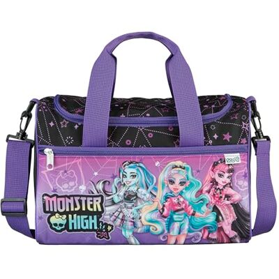 Scooli Monster High Sporttasche für Kinder 23 x 35 x 16 cm geräumiges Hauptfach Verstellbarer Schultergurt Zubehör für die Schule Umhängetasche Scooli Monster High Sporttasche für Kinder 23 x 35 x 16 cm geräumiges Hauptfach Verstellbarer Schultergurt Zubehör für die Schule Umhängetasche