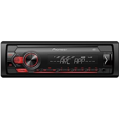 Pioneer Electronics MVH-S220DAB, 1-DIN-Autoradio mit RDS und DAB+, rot, USB für MP3, WMA, WAV, FLAC, AUX-Eingang, Android-Unterstützung, iPhone-Steuerung, ARC App Pioneer Electronics MVH-S220DAB, 1-DIN-Autoradio mit RDS und DAB+, rot, USB für MP3, WMA, WAV, FLAC, AUX-Eingang, Android-Unterstützung, iPhone-Steuerung, ARC App