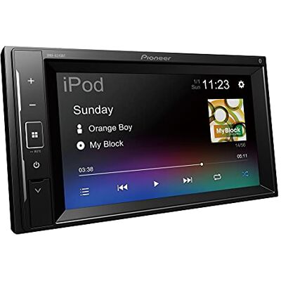 Pioneer DMH-A240BT, 2-DIN-Multimedia Player, Kurze Einbautiefe, 6,2-Zoll ClearType-Touchscreen, Smartphone-Anbindung, USB, Bluetooth, 13-Band-Grafikequalizer Pioneer DMH-A240BT, 2-DIN-Multimedia Player, Kurze Einbautiefe, 6,2-Zoll ClearType-Touchscreen, Smartphone-Anbindung, USB, Bluetooth, 13-Band-Grafikequalizer