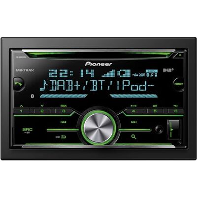 Pioneer FH-X840DABAN, inklusive DAB Antenne, 2DIN Autoradio, CD-Tuner mit FM und DAB+, Bluetooth, MP3, USB und AUX-Eingang, RGB – Beleuchtung, Freisprecheinrichtung, 13- Band Equalizer Pioneer FH-X840DABAN, inklusive DAB Antenne, 2DIN Autoradio, CD-Tuner mit FM und DAB+, Bluetooth, MP3, USB und AUX-Eingang, RGB – Beleuchtung, Freisprecheinrichtung, 13- Band Equalizer