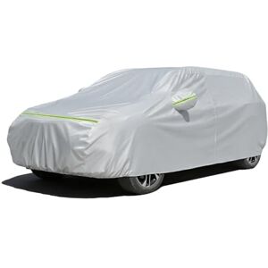Favoto Autoabdeckung Autogarage Wasserdicht Sonnenschutz UV-Schutz Staubdicht Kratzfest Kompatibel mit A4 Avant 3er Touring Volvo V60 Abdeckplane für Kombi (460-485 cm) Silber Silber Favoto Autoabdeckung Autogarage Wasserdicht Sonnenschutz UV-Schutz Staubdicht Kratzfest Kompatibel mit A4 Avant 3er Touring Volvo V60 Abdeckplane für Kombi (460-485 cm) Silber Silber