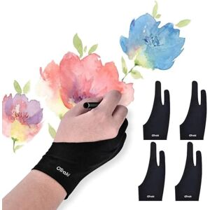 OTraki Antifouling Handschuh für Grafiktablett, 4 Stück 7x18.5cm Drawing Glove Elastisch Zeichenhandschuh Artist Glove Künstler Handschuh für Rechts und Links Digitale Tablet Pen-Monitor (S) OTraki Antifouling Handschuh für Grafiktablett, 4 Stück 7x18.5cm Drawing Glove Elastisch Zeichenhandschuh Artist Glove Künstler Handschuh für Rechts und Links Digitale Tablet Pen-Monitor (S)