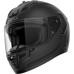 Sena Phantom Integralhelm mit integrierter Kommunikation, LED-Beleuchtung und 2. Generation Sound by Harman Kardon (Mattschwarz, L) Sena Phantom Integralhelm mit integrierter Kommunikation, LED-Beleuchtung und 2. Generation Sound by Harman Kardon (Mattschwarz, L)