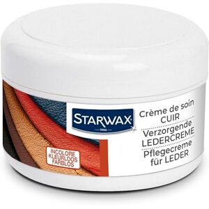 STARWAX Lederpflegende Creme Pflegt und Erhält Geschmeidigkeit und Glanz Mit Lanolin und Rinderfußöl Farblos Dringt Tief EIN 150ml STARWAX Lederpflegende Creme Pflegt und Erhält Geschmeidigkeit und Glanz Mit Lanolin und Rinderfußöl Farblos Dringt Tief EIN 150ml