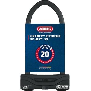 ABUS Bügelschloss Granit Extreme 59 – Motorrad- & Fahrradschloss mit XPlus Zylinder – höchstes -Sicherheitslevel 20 – Bügelhöhe 245 mm ABUS Bügelschloss Granit Extreme 59 – Motorrad- & Fahrradschloss mit XPlus Zylinder – höchstes -Sicherheitslevel 20 – Bügelhöhe 245 mm