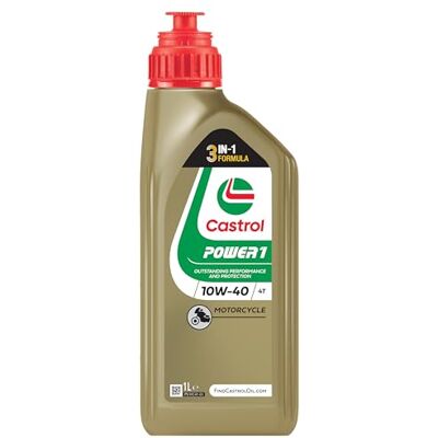 Castrol POWER1 4T 10W-40 Motorradöl, 1L Castrol POWER1 4T 10W-40 Motorradöl, 1L