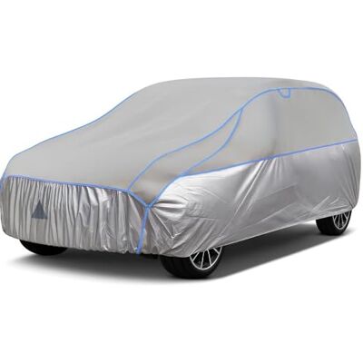 GEV M SUV-Hagelschutz mit Fensterabdeckung — Schutz für Windschutzscheibe, Dach, Motorhaube, Seitenfenster und Kofferraum — hagelfest, wasserdicht und Kratzfest GEV M SUV-Hagelschutz mit Fensterabdeckung — Schutz für Windschutzscheibe, Dach, Motorhaube, Seitenfenster und Kofferraum — hagelfest, wasserdicht und Kratzfest