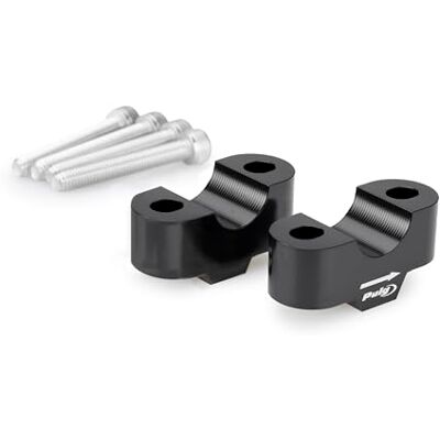Puig 21809N Lenkerklemmen CNC-gefräst, Schwarz Puig 21809N Lenkerklemmen CNC-gefräst, Schwarz