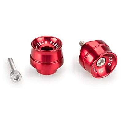 Puig 21020R Lenkergewichte Speed CNC-gefräst, Rot Puig 21020R Lenkergewichte Speed CNC-gefräst, Rot
