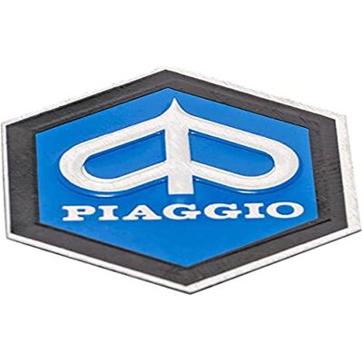RMS Emblem Piaggio 6-Eck Kaskade für Vespa PX T5 etc. Aluminium, selbstklebend 31x36 mm, Schwarz RMS Emblem Piaggio 6-Eck Kaskade für Vespa PX T5 etc. Aluminium, selbstklebend 31x36 mm, Schwarz