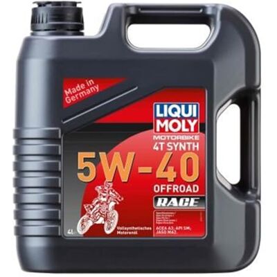 Liqui Moly Motorbike 4T Synth 5W-40 Offroad Race 4 L Motorrad vollsynthetisches Motoröl Art.-Nr.: 3019 Liqui Moly Motorbike 4T Synth 5W-40 Offroad Race 4 L Motorrad vollsynthetisches Motoröl Art.-Nr.: 3019